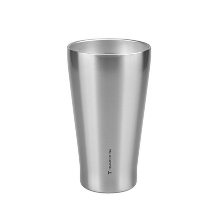 Copo T&eacute;rmico Tramontina em A&ccedil;o Inox sem Tampa 550 ml Cor Inox - SKU 61646530 - 1