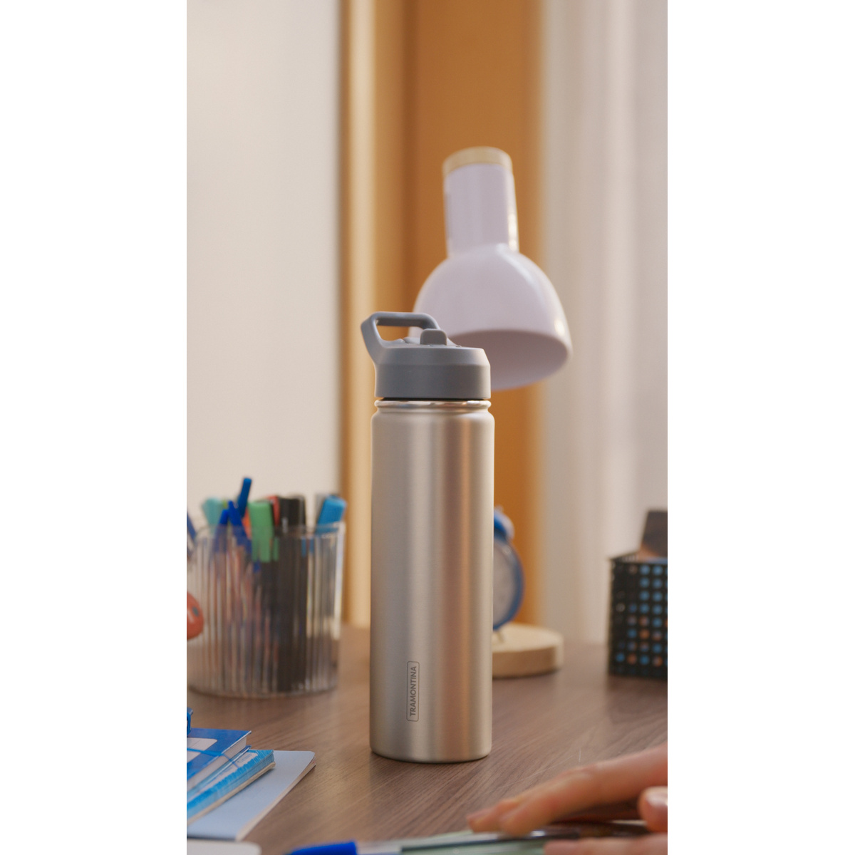 Garrafa T&eacute;rmica Tramontina 650 ml Inox com Canudo - SKU 61649650 - 16 image number 15