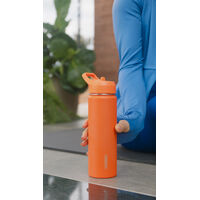 Garrafa T&eacute;rmica Tramontina 650 ml em A&ccedil;o Revestido Laranja com Canudo - SKU 61649651 - 17 image number 16