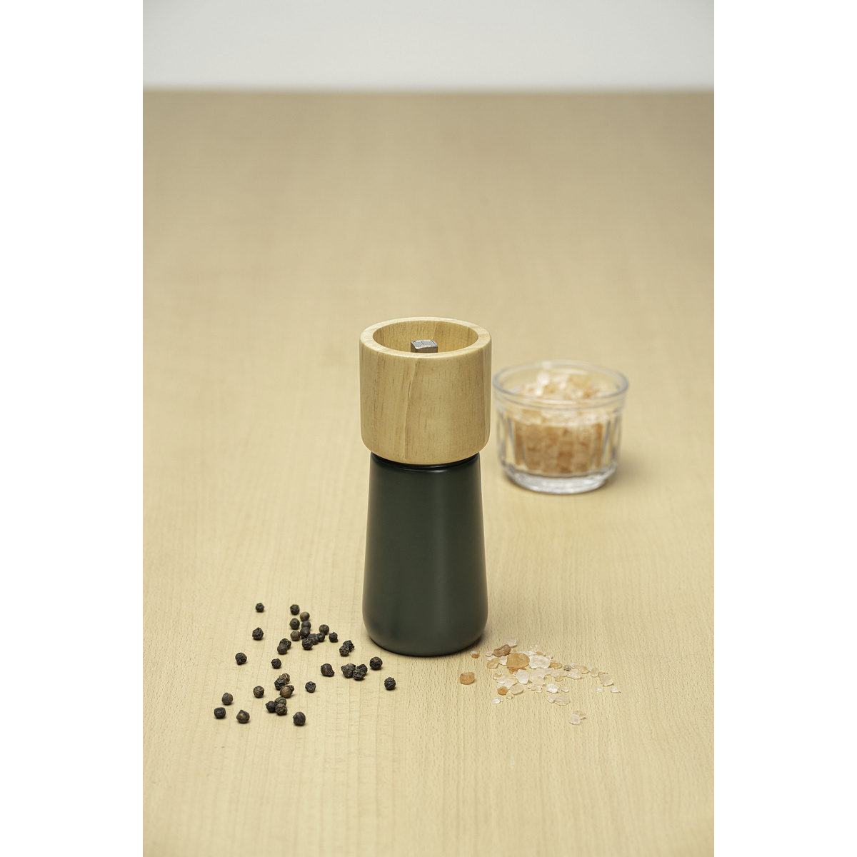 Moedor de Sal e Pimenta Tramontina Realce em Madeira Seringueira de 13,7 cm Verde - SKU 61657117 - 6 image number 5