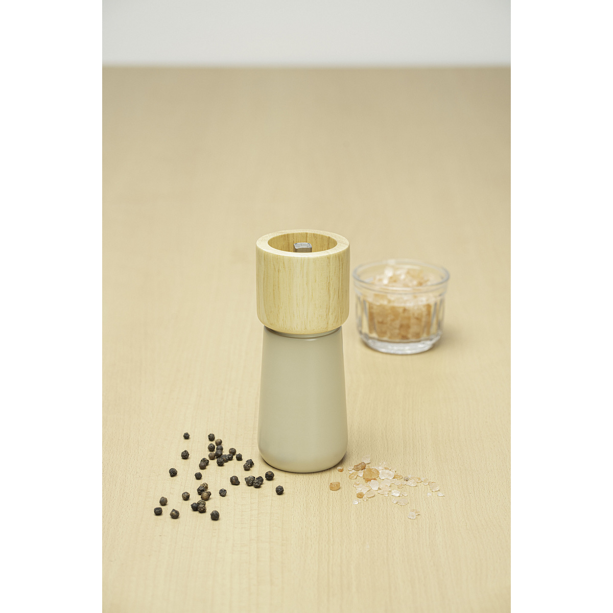 Moedor de Sal e Pimenta Tramontina Realce em Madeira Seringueira de 13,7 cm Cinza Cor Cinza - SKU 61657118 - 6 image number 5