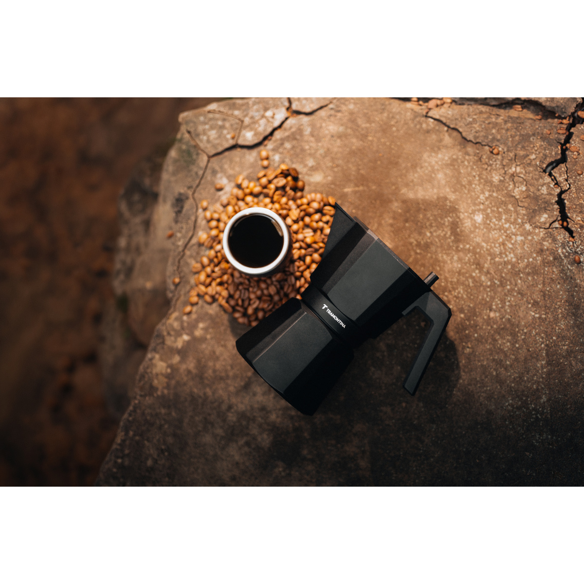 Cafeteira Expresso Italiana Tramontina em Alum&iacute;nio Preto com Cabo em Nylon 320 ml - SKU 61768040 - 9 image number 8