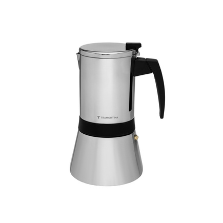 Cafeteira Italiana Tramontina em A&ccedil;o Inox Para Espresso 600 ml - SKU 61768050 - 1