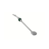 Tramontina Ilex 25 cm Threaded Mate Straw in Stainless Steel with a Green Agate Stone