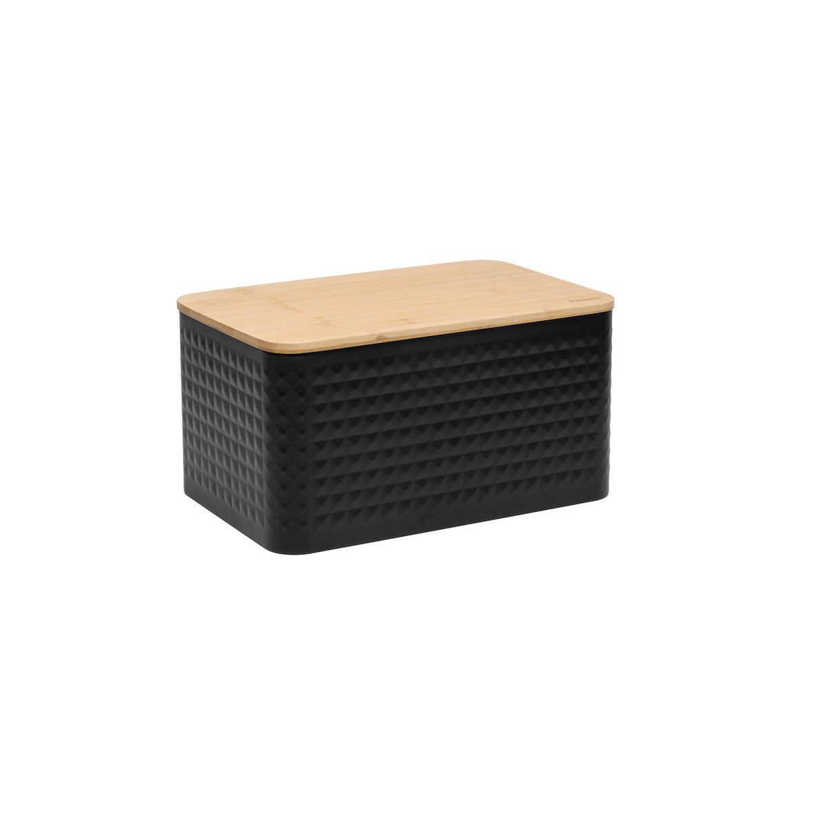 Porta-P&atilde;o Tramontina em A&ccedil;o Carbono com Tampa de Bambu 13,5 L Cor Preto - SKU 61820313 - 2 image number 1