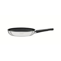 Tramontina Grano Bakelite stainless steel frying pan with tri-ply body, interior non-stick coating and Bakelite handle, 20 cm and 1,2 L