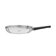 Tramontina Grano Bakelite stainless steel frying pan with tri-ply body and Bakelite handle, 26 cm and 2.2 L