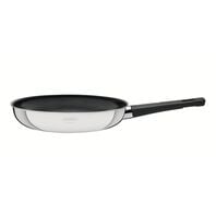 Tramontina Grano Bakelite stainless steel frying pan with tri-ply body, interior non-stick coating and Bakelite handle, 30 cm and 3,4 L