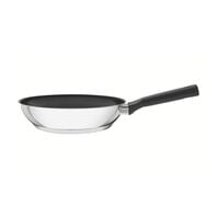 Tramontina Brava Bakelite stainless steel frying pan with interior nonstick coating and Bakelite handle, 2.1 L