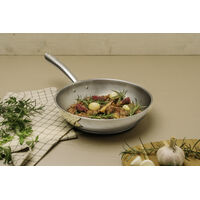 Frigideira Tramontina Una em A&ccedil;o Inox com Fundo Triplo 24 cm 2,1 L Cor Inox - SKU 62295240 - 12 image number 11