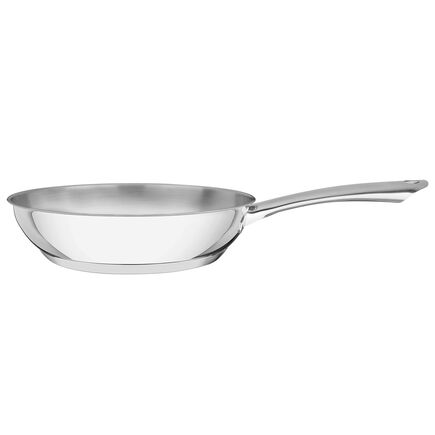 Frigideira Tramontina Una em A&ccedil;o Inox com Fundo Triplo 24 cm 2,1 L Cor Inox - SKU 62295240 - 1