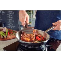 Frigideira Tramontina Una em A&ccedil;o Inox com Fundo Triplo 24 cm 2,1 L Cor Inox - SKU 62295240 - 5 image number 4