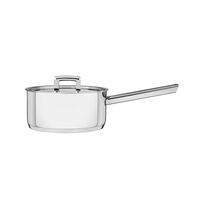 Tramontina Brava 2.9 L, 20 cm stainless steel saucepan with flat lid, tri-ply base and handle