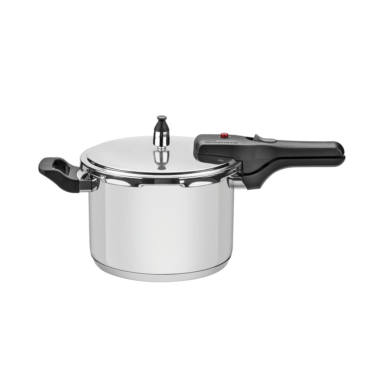 Tramontina Brava stainless steel pressure cooker with tri-ply base, 20 cm and 4.5 L