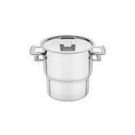 Tramontina Brava stainless steel couscous pot with lid and handles, 14 cm and 2.1 L