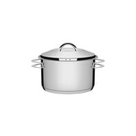 Tramontina Solar 20 cm 3.6 L stainless steel deep casserole dish with lid, handles and tri-ply base
