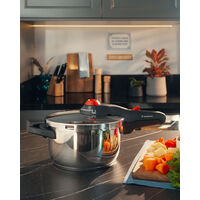 Panela de Press&atilde;o Tramontina Solar em A&ccedil;o Inox Fundo Triplo com 5 Dispositivos de Seguran&ccedil;a 22 cm 4,5 L Cor Inox - SKU 62513223 - 25 image number 24
