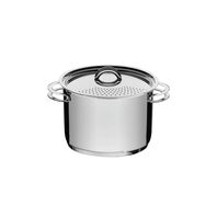 Tramontina Solar 24 cm 7.7 L stainless steel pasta cooker with lid, handles and tri-ply base