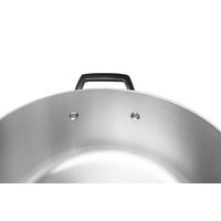 Ca&ccedil;arola Tramontina Grano Black Funda em A&ccedil;o Inox Corpo Triplo com Tampa e Al&ccedil;as 24 cm 4,7 L Cor Inox - SKU 62583240 - 2 image number 1