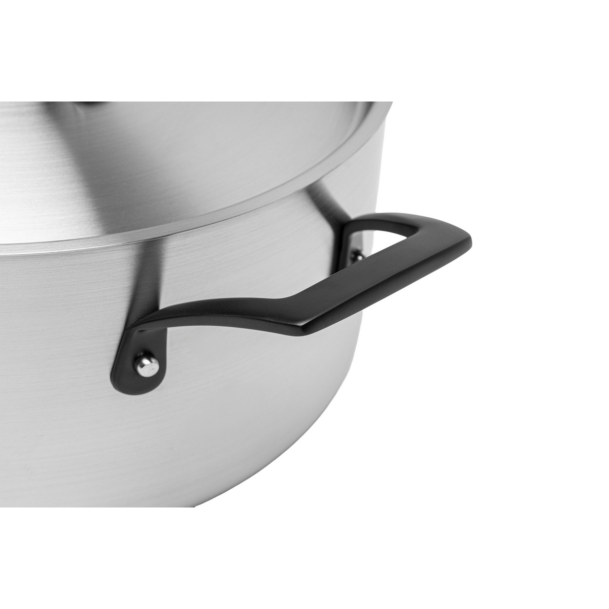 Ca&ccedil;arola Tramontina Grano Black Funda em A&ccedil;o Inox Corpo Triplo com Tampa e Al&ccedil;as 24 cm 4,7 L Cor Inox - SKU 62583240 - 4 image number 3