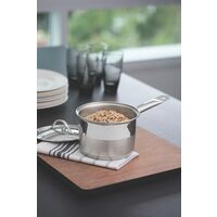 Caldeir&atilde;o Tramontina Professional em A&ccedil;o Inox Fundo Triplo com Tampa Plana Detalhe Satinado e Cabo 16 cm 2,2 L Cor Inox - SKU 62627160 - 5 image number 4