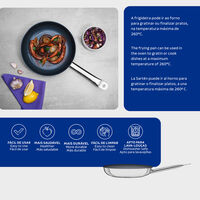 Frigideira Rasa Tramontina Professional em A&ccedil;o Inox com Fundo Triplo e Revestimento Interno Cer&acirc;mico Grafite 26 cm 2,2 L Cor Inox - SKU 62633266 - 3 image number 2