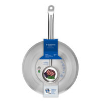 Frigideira Tramontina Professional Rasa em A&ccedil;o Inox Fundo Triplo com Cabo 30 cm 2,9 L Cor Inox - SKU 62633300 - 11 image number 10