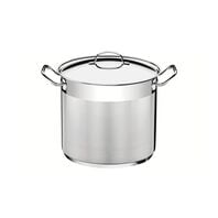 Tramontina Professional 28 cm 15.7 L stainless steel stock pot with lid, handles and tri-ply base