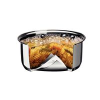 Panela Tramontina Allegra em A&ccedil;o Inox com Fundo Triplo e Tampa de Vidro 16 cm 1,5 L Cor Inox - SKU 62651164 - 2 image number 1