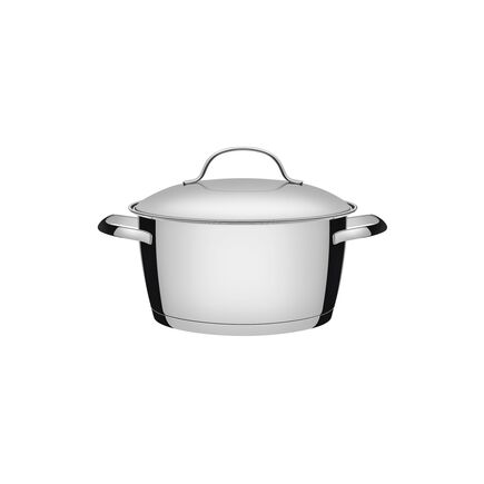 Caçarola Funda Tramontina Allegra em Aço Inox com Fundo Triplo 20 cm 3,1 L