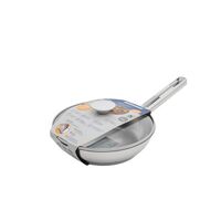 Frigideira Tramontina Allegra em A&ccedil;o Inox com Fundo Triplo 20 cm 1,30 L Cor Inox - SKU 62666204 - 3 image number 2