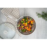 Frigideira Tramontina Allegra em A&ccedil;o Inox com Fundo Triplo 20 cm 1,30 L Cor Inox - SKU 62666204 - 2 image number 1