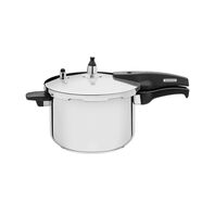 Tramontina Allegra stainless steel pressure cooker with tri-ply base, 22cm and 6 L