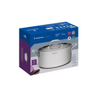 Ca&ccedil;arola Tramontina Chrono Rasa em A&ccedil;o Inox Corpo Triplo com Tampa e Al&ccedil;as 24 cm 4,7 L Cor Inox - SKU 62963240 - 4 image number 3