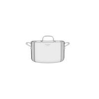 Ca&ccedil;arola Tramontina Chrono Funda em A&ccedil;o Inox Corpo Triplo com Tampa e Al&ccedil;as 20 cm 3,8 L Cor Inox - SKU 62964200 - 1