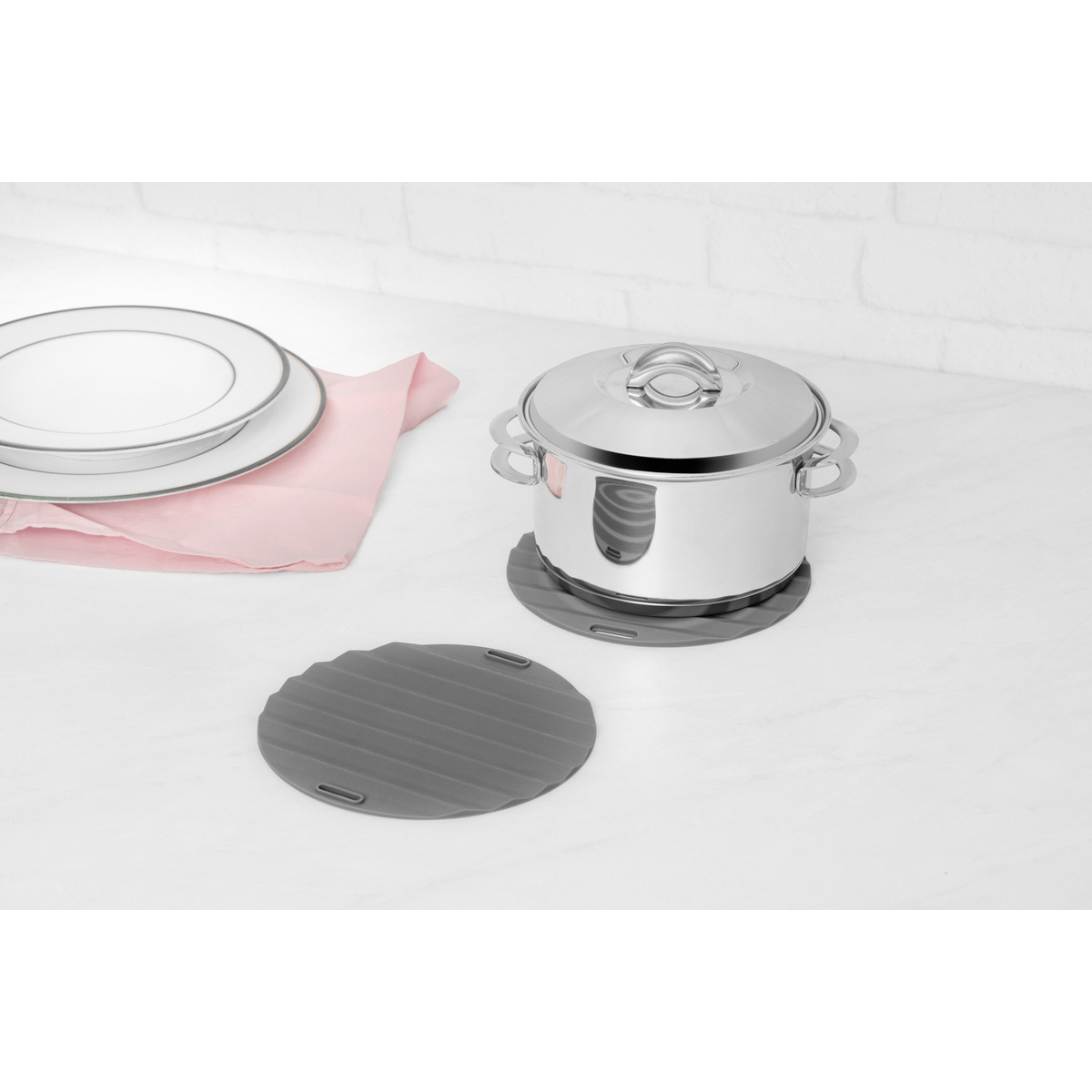 Descanso de Panelas Tramontina Vivace em Silicone &Oslash;18 cm 2 Pe&ccedil;as - SKU 62996100 - 6 image number 5