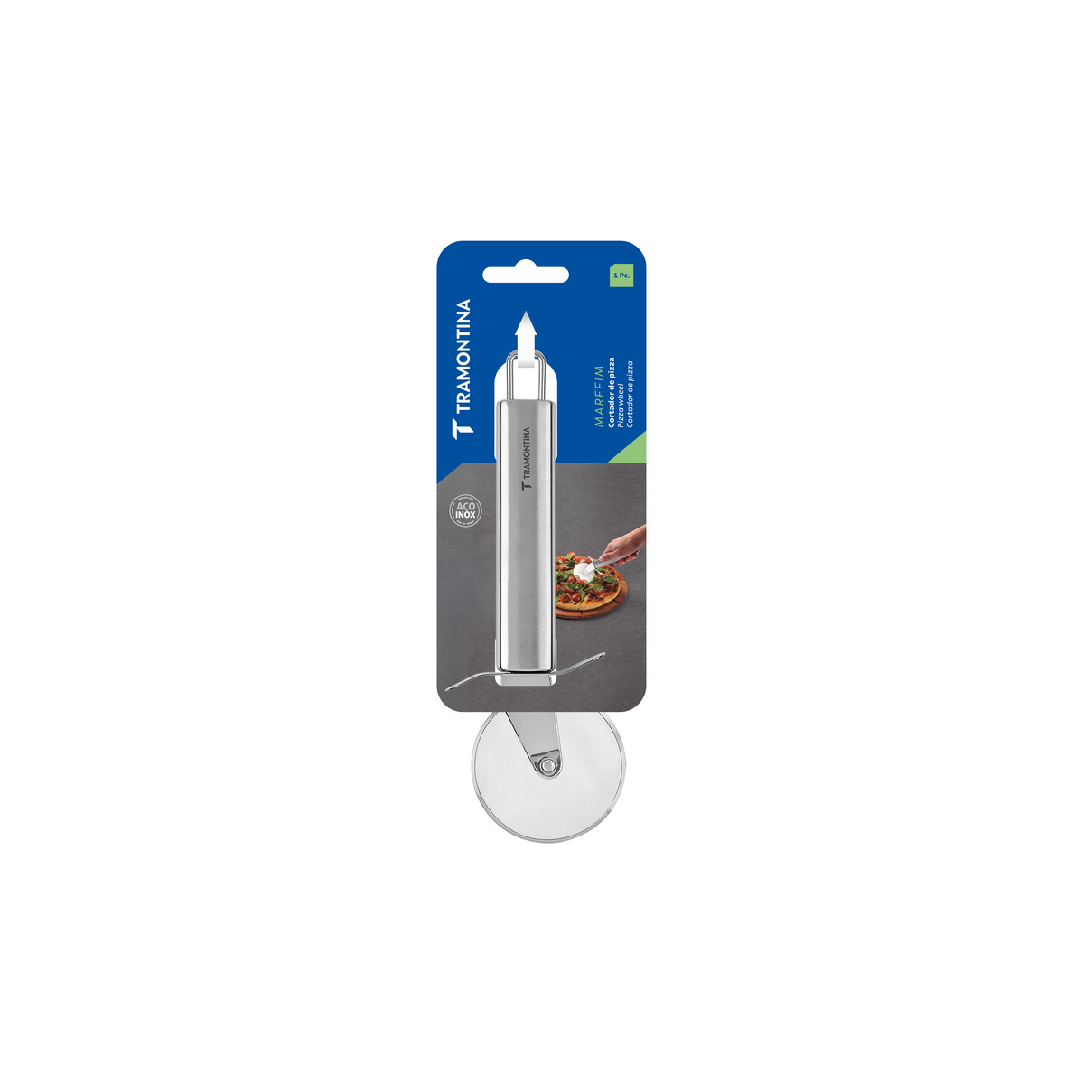 Cortador de Pizza Tramontina Marffim em A&ccedil;o Inox Cor Inox - SKU 63809135 - 6 image number 5