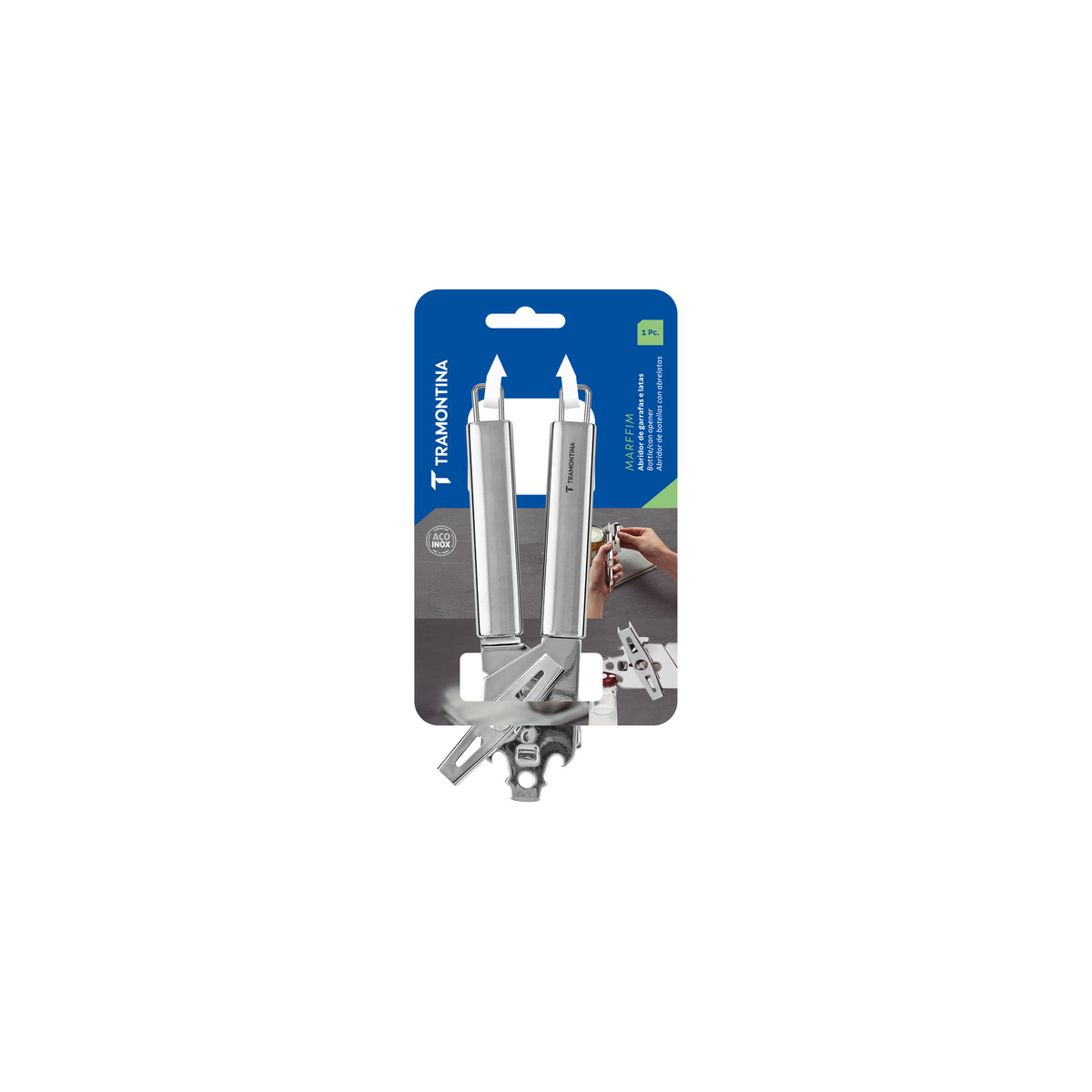 Abridor de Latas Tramontina Marffim em A&ccedil;o Inox Cor Inox - SKU 63809905 - 5 image number 4