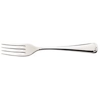 Tramontina Sevilha stainless steel dinner fork with mirror finish and relief detailing on the handle