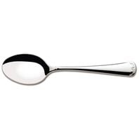 Tramontina Sevilha stainless steel dessert spoon with mirror finish and relief detailing on the handle