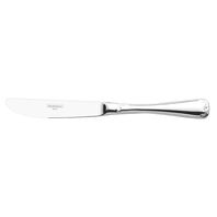 Tramontina Sevilha stainless steel dessert knife with mirror finish and relief detailing on the handle