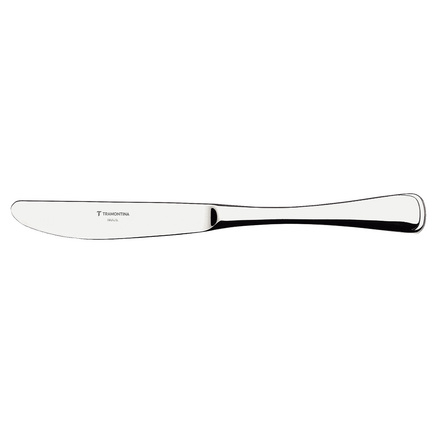 Faca para Sobremesa Tramontina M&ocirc;naco em A&ccedil;o Inox Forjado 9 mm Acabamento Alto Brilho com Detalhes no Cabo Cor Inox - SKU 63917860