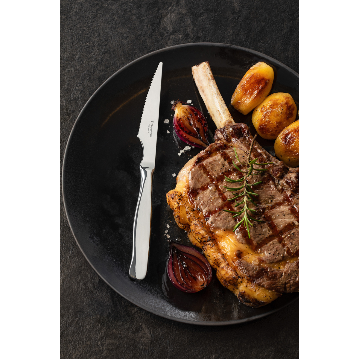 Faca para Churrasco Tramontina Zurique L&acirc;mina em A&ccedil;o Inox com Fio Serrilhado - SKU 63986990 - 2 image number 1