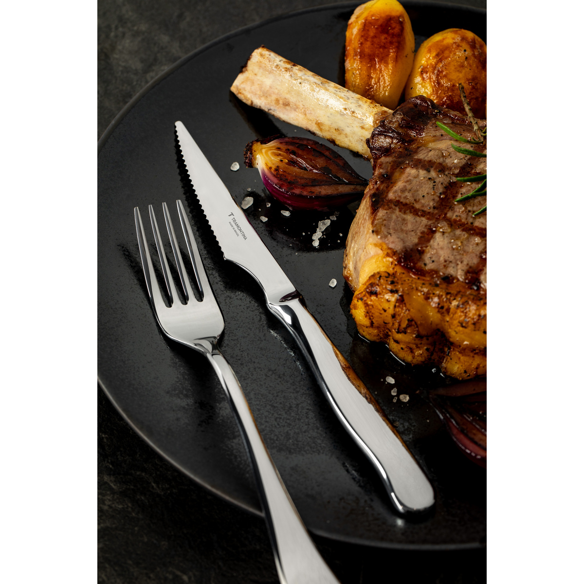 Faca para Churrasco Tramontina Zurique L&acirc;mina em A&ccedil;o Inox com Fio Serrilhado - SKU 63986990 - 4 image number 3