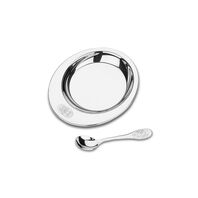 Tramontina Catty stainless steel children's meal set, 2 pc set