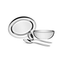 Tramontina Buena 4-piece Rice and Beans Kit in Stainless Steel