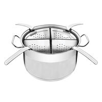Cozi-Pasta Tramontina Professional Fundo Triplo em A&ccedil;o Inox com 4 Divis&oacute;rias &Oslash;30 cm 14 L Sem Embalagem Litografada - SKU 65620420 - 1 image number 0