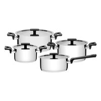 Jogo de Panelas Tramontina Vita em A&ccedil;o Inox com Fundo Triplo 4 Pe&ccedil;as Cor Inox - SKU 65680000 - 1 image number 0