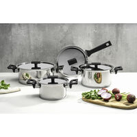 Jogo de Panelas Tramontina Vita em A&ccedil;o Inox com Fundo Triplo 4 Pe&ccedil;as Cor Inox - SKU 65680000 - 5 image number 4