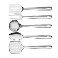 Jogo de Utens&iacute;lios Tramontina Extrata em A&ccedil;o Inox com Suporte de Parede 5 Pe&ccedil;as Cor Inox - SKU 66815700 - 3 image number 2
